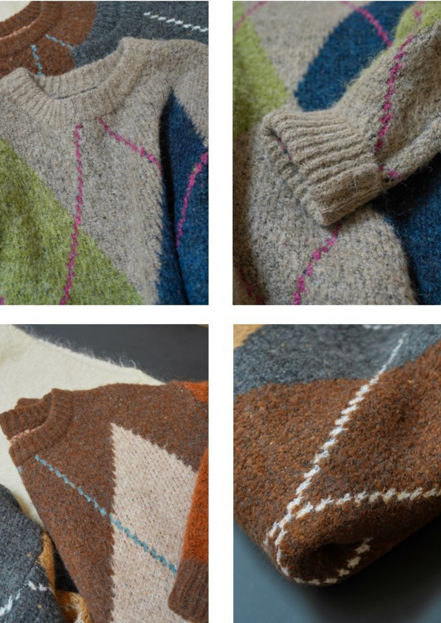 ColorBlend Plaid Pullover