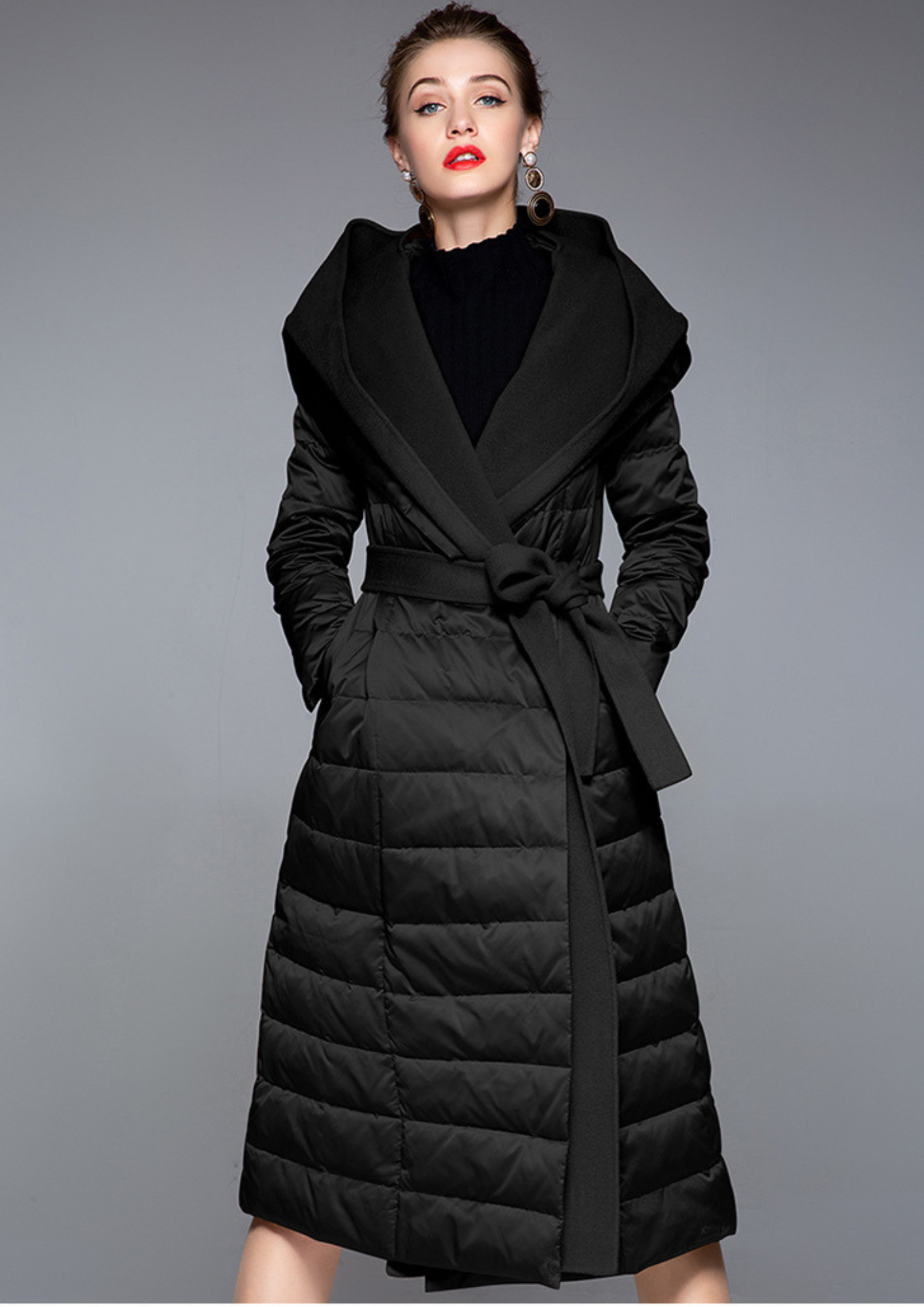 Noire Élégance Wrap