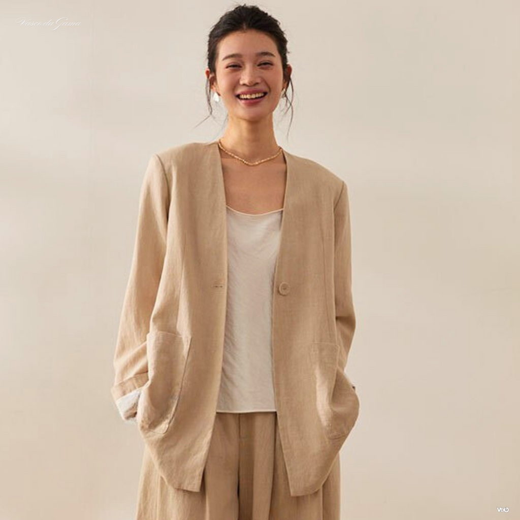 Solea Linen-Look Jacket