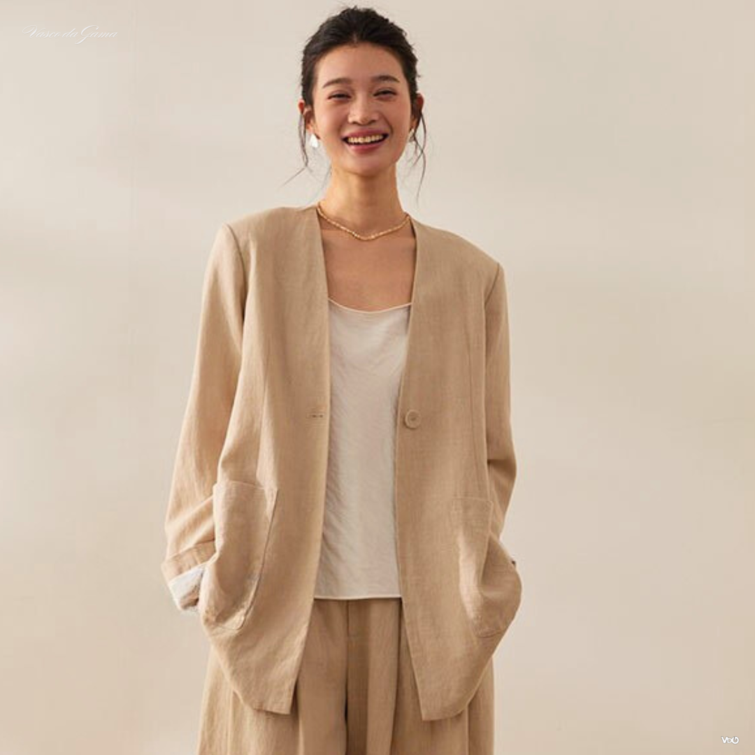 Solea Linen-Look Jacket