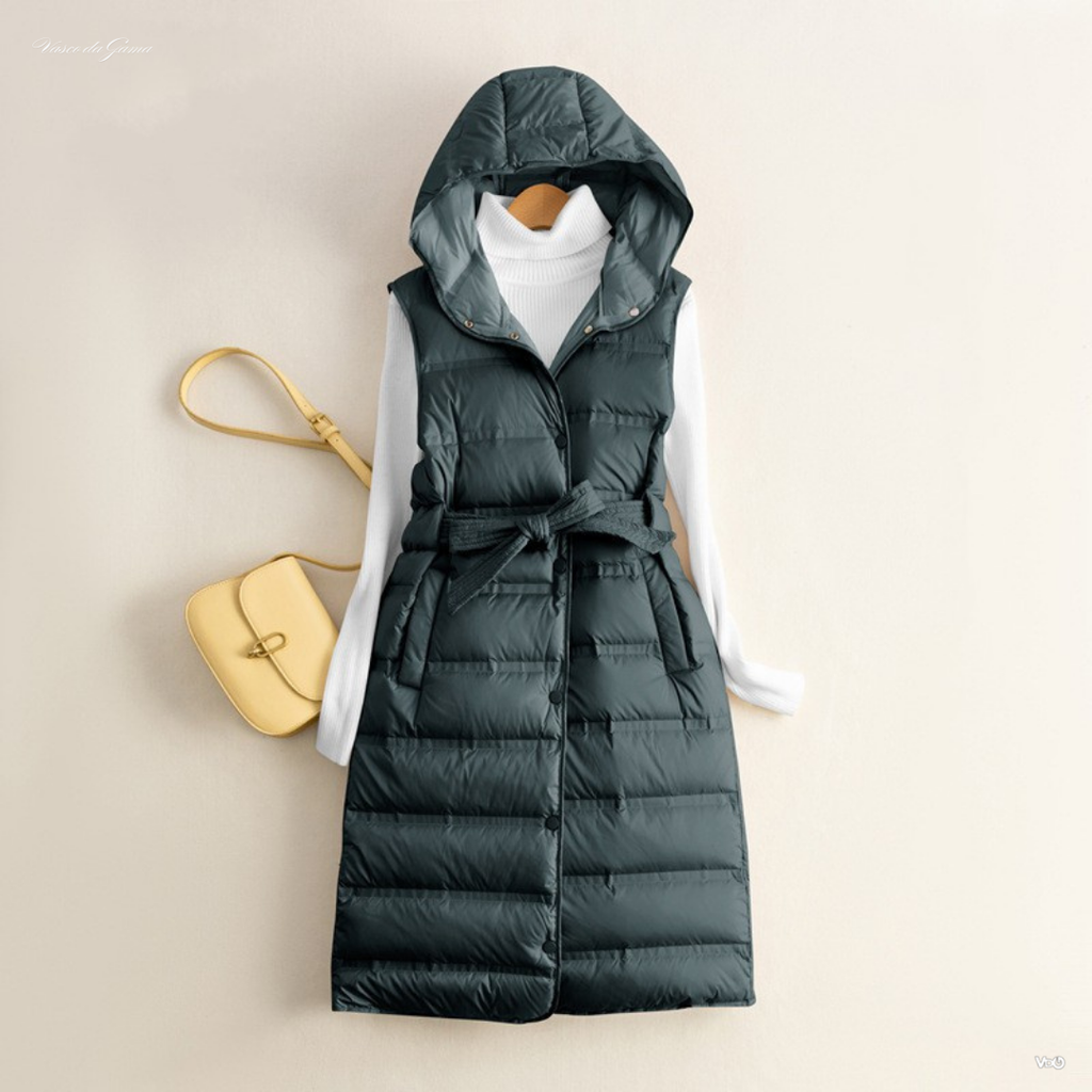Contrast Core Long Vest
