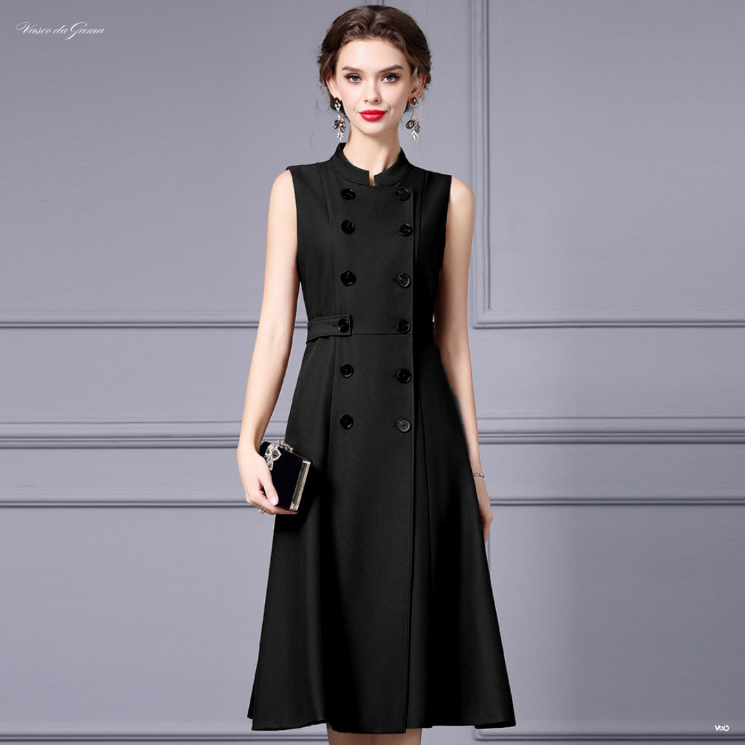Aurelia Buttoned Elegance