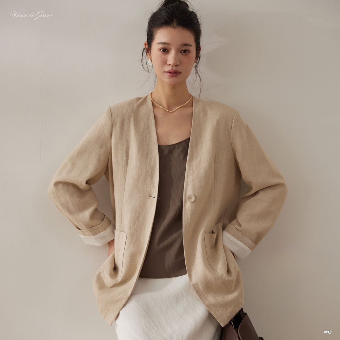 Solea Linen-Look Jacket