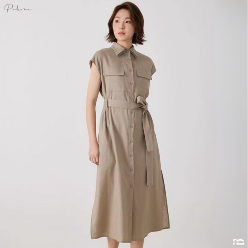 Aeris Linen Dress