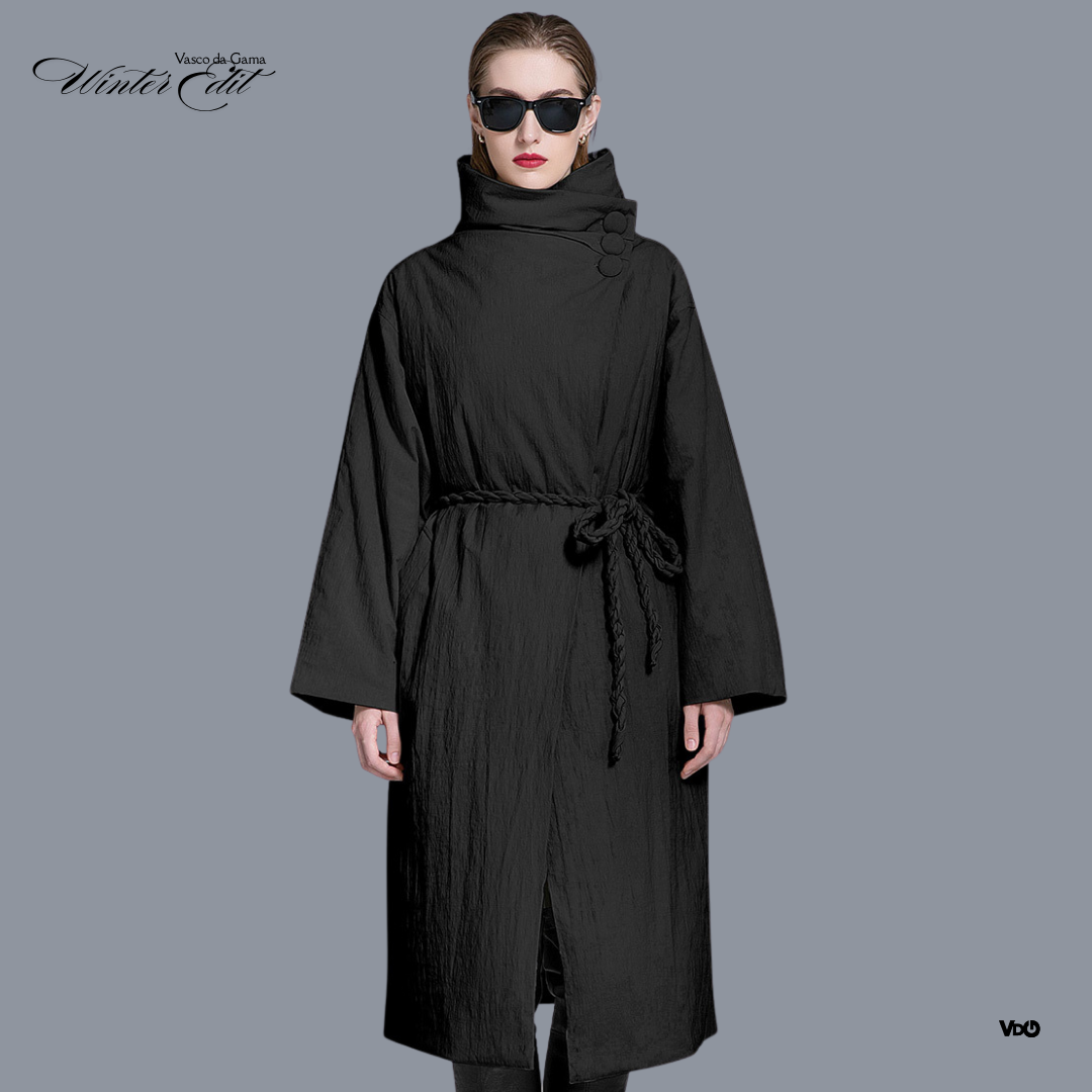 Cascade Collar Coat