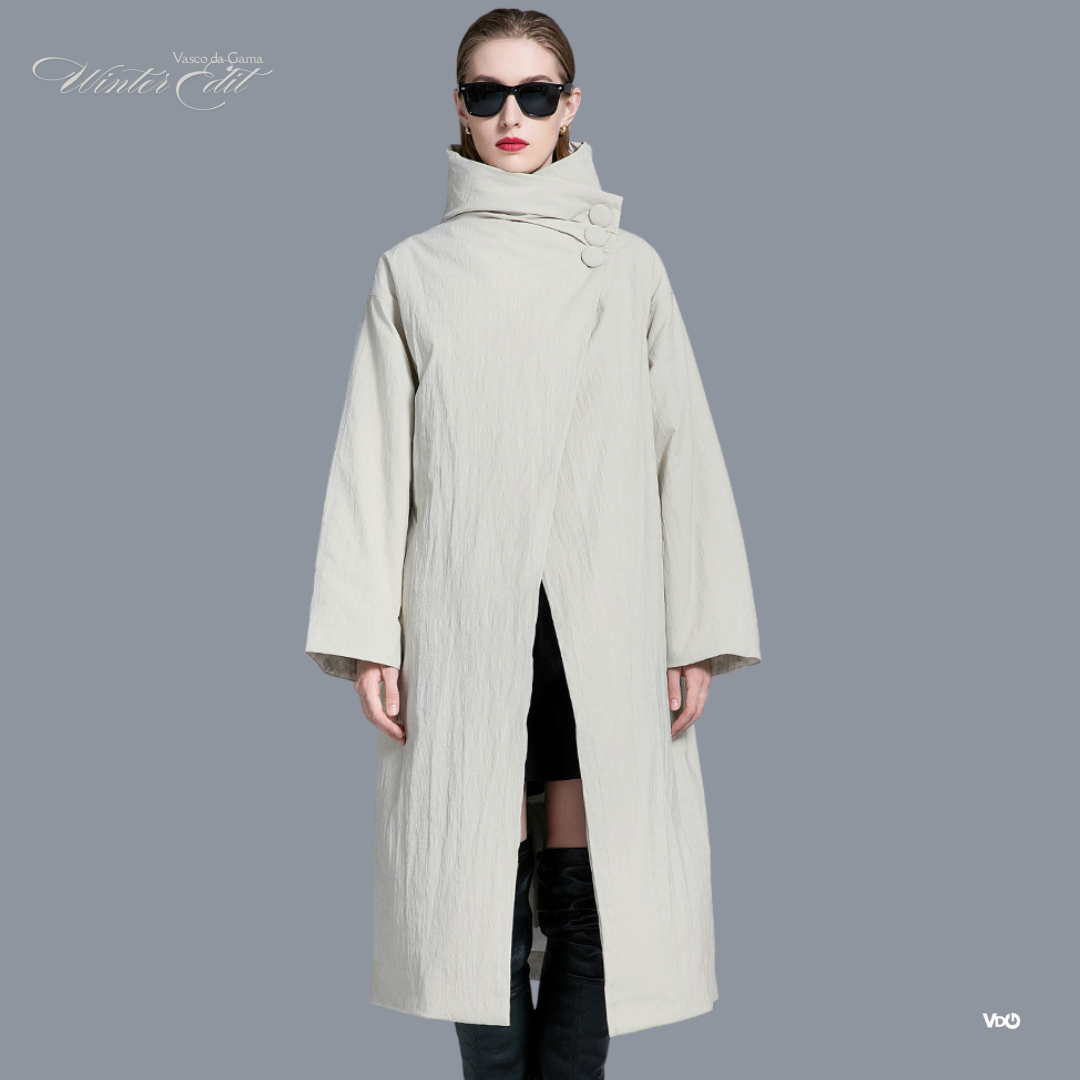 Cascade Collar Coat