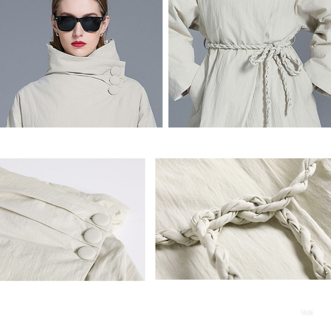 Cascade Collar Coat