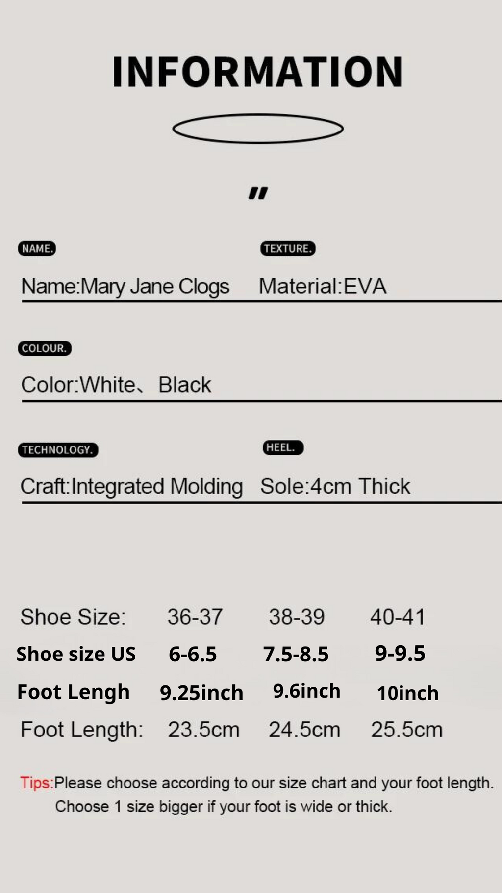 Mary Jane Clog