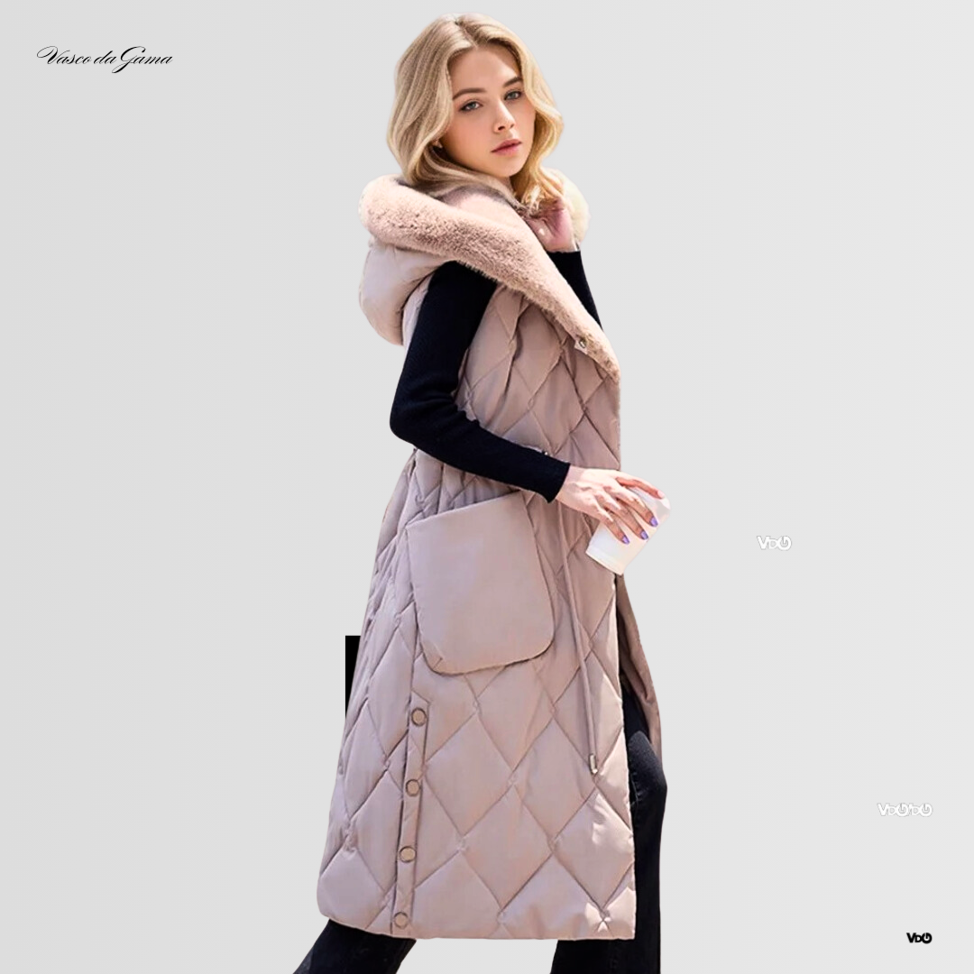 Velora Fur Trimmed Vest