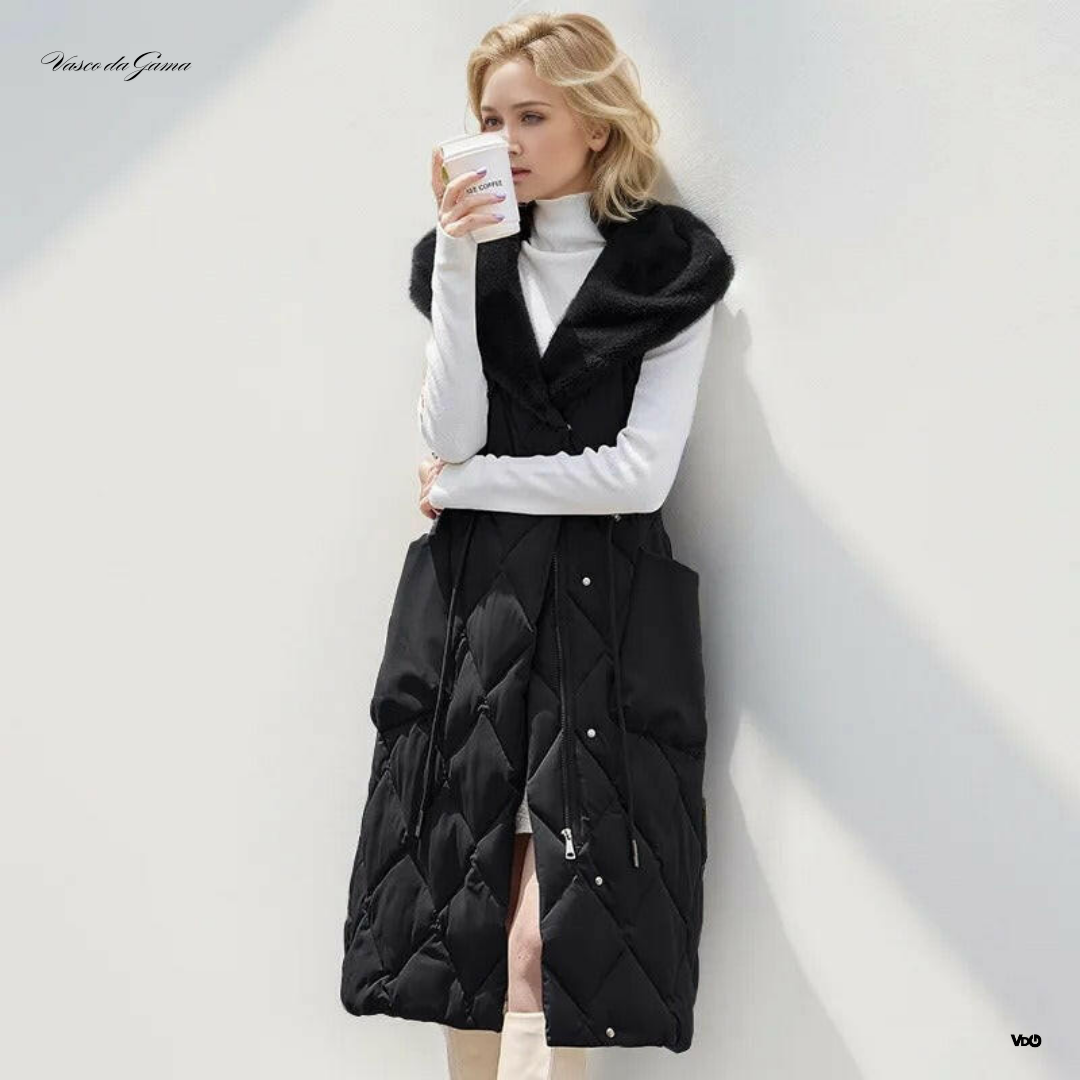Velora Fur Trimmed Vest