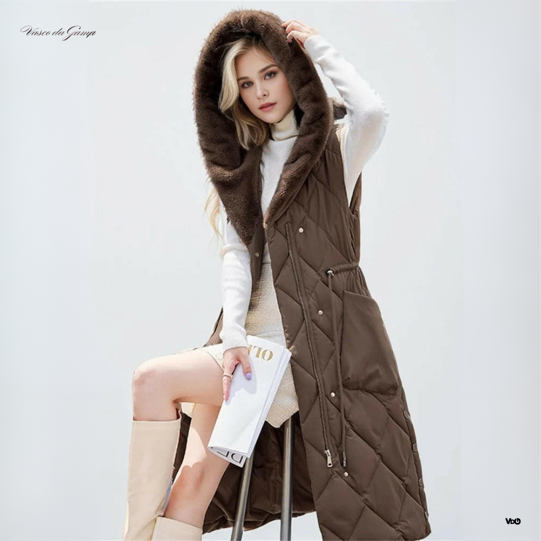 Velora Fur Trimmed Vest