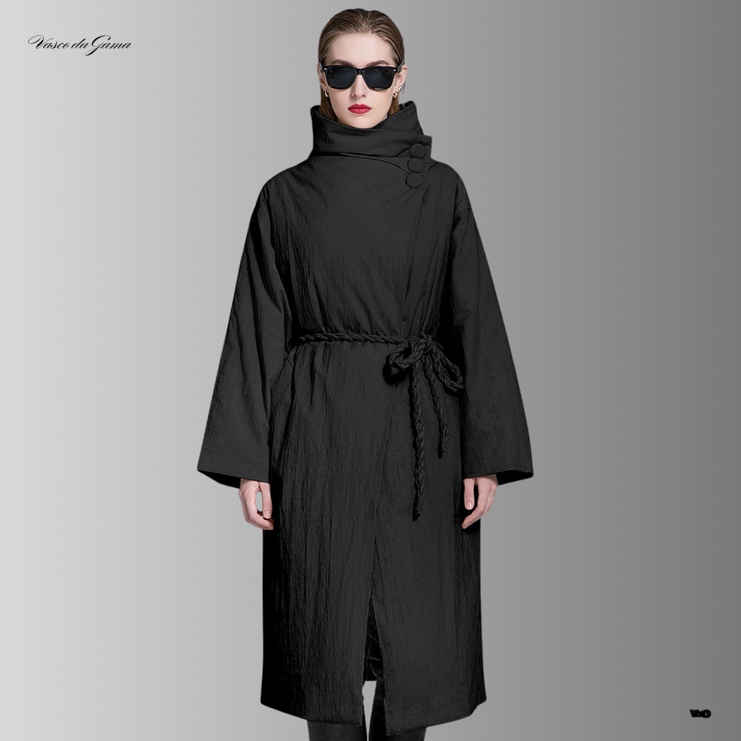 Cascade Collar Coat