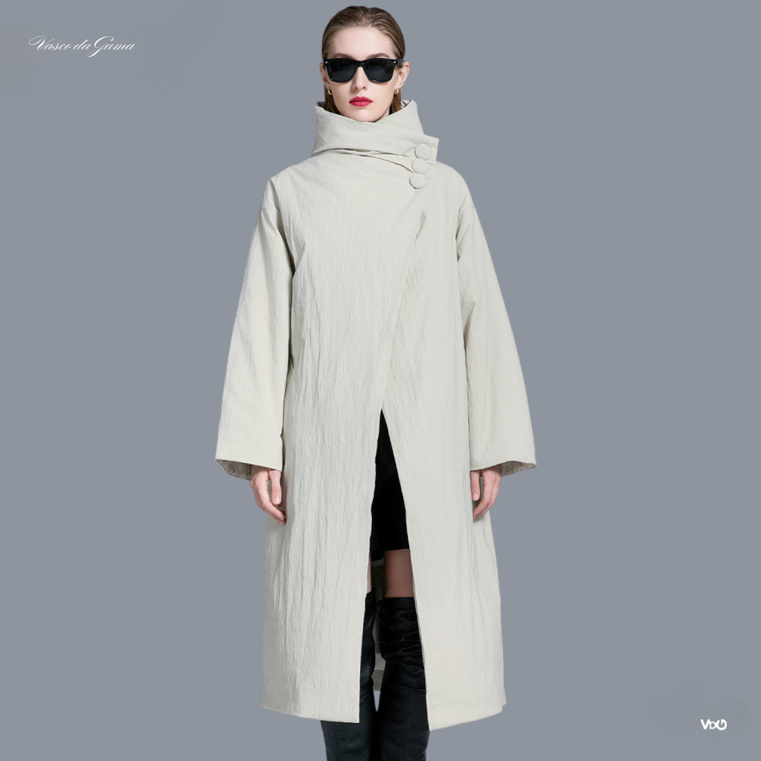 Cascade Collar Coat