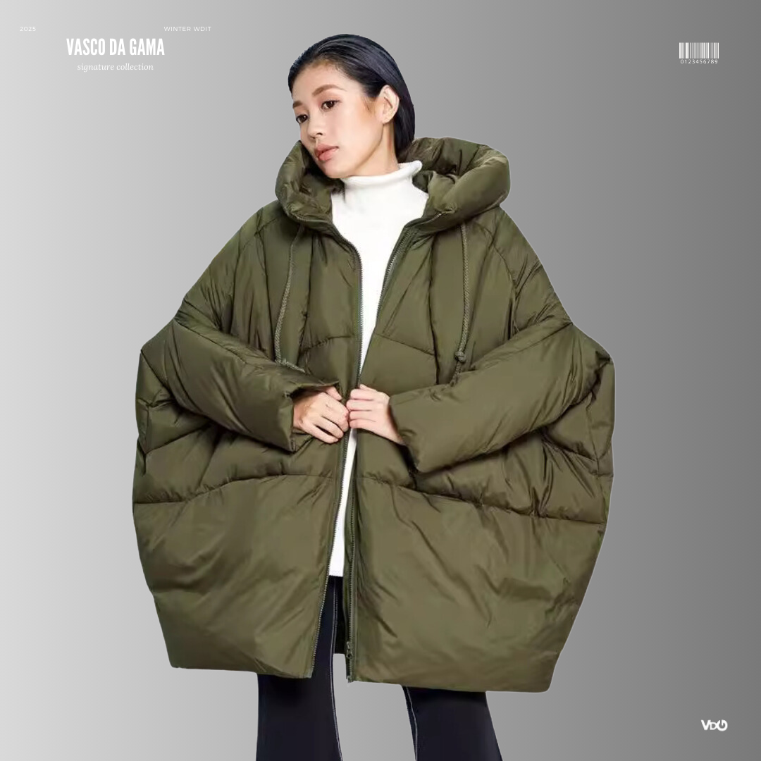 Aria Hooded Down Jacket