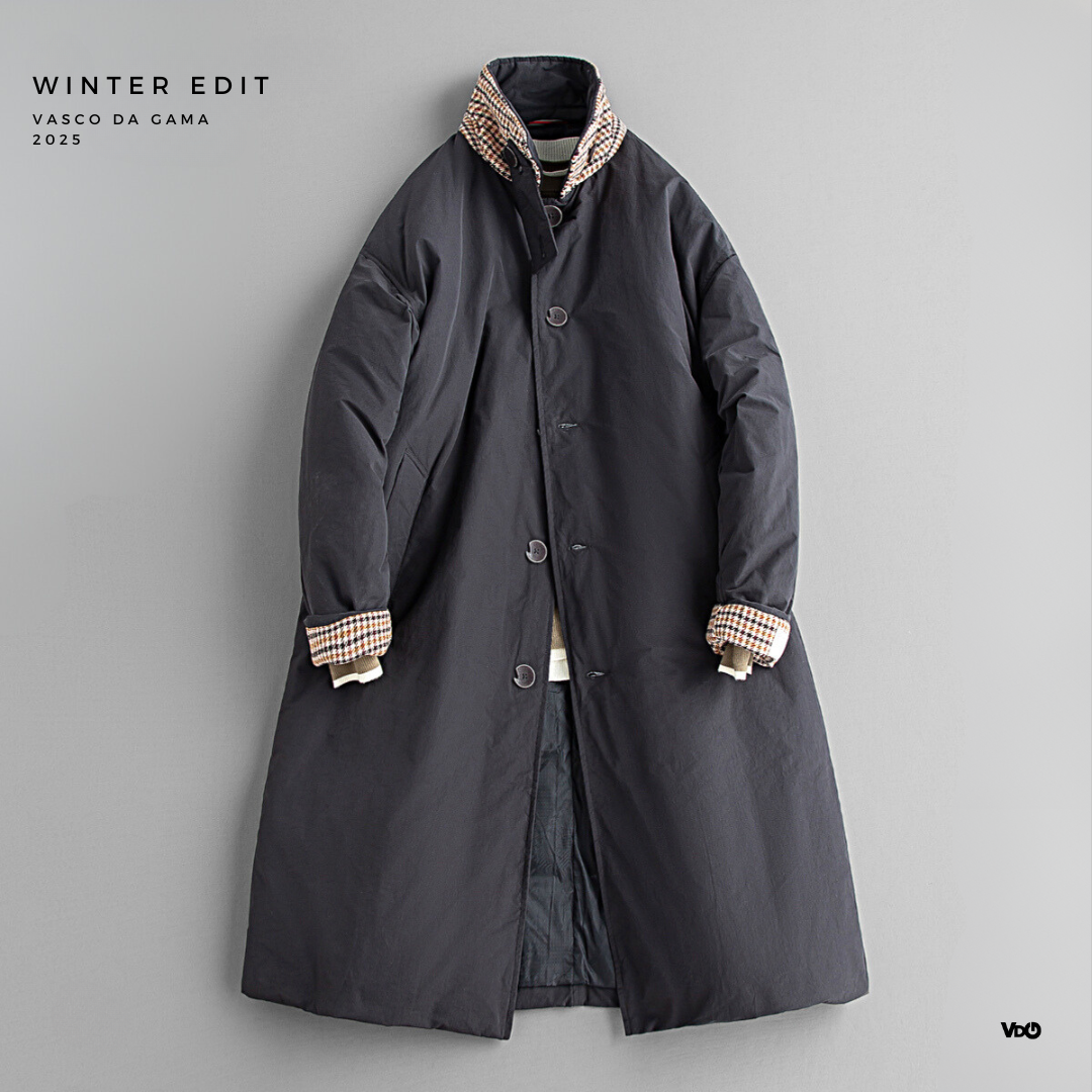 The Kensington Plaid Down Coat