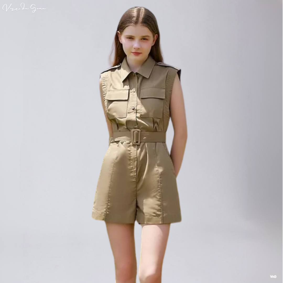 Sunset Stroll Cotton Playsuit