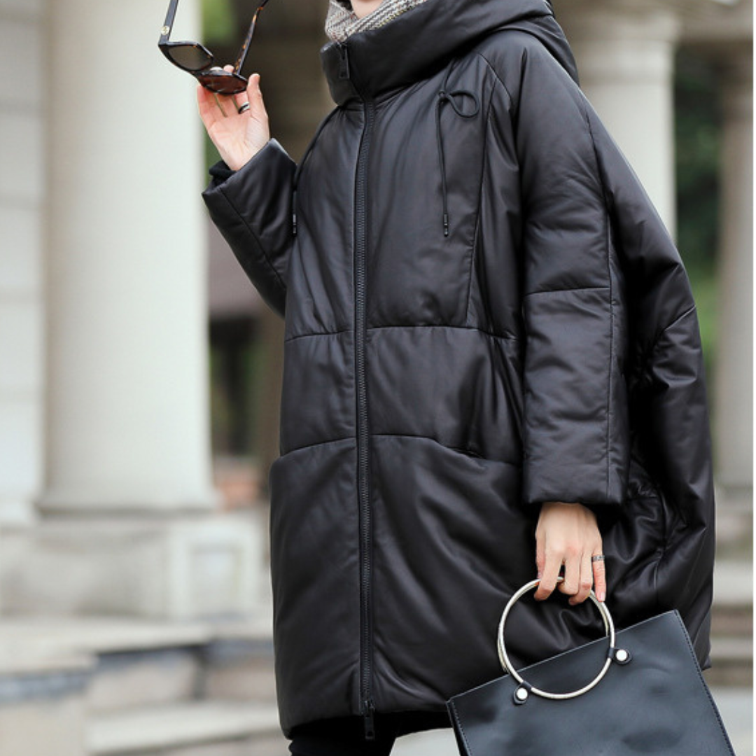 Urban Icon Hooded Leather Jacket