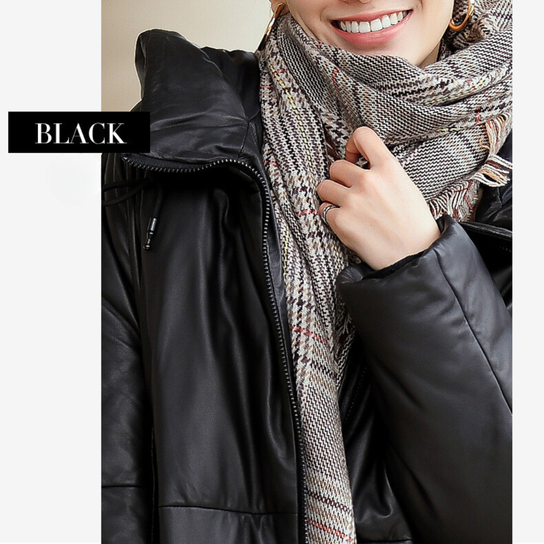 Urban Icon Hooded Leather Jacket