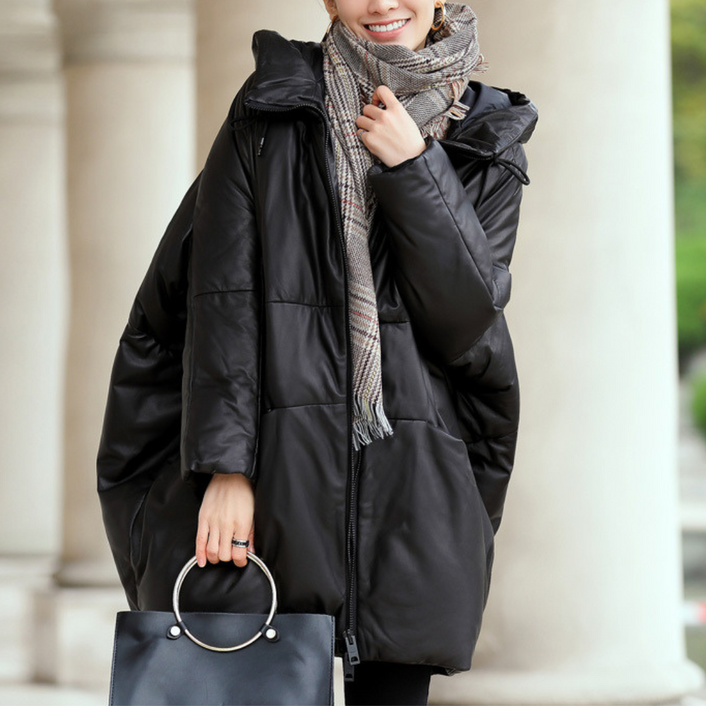 Urban Icon Hooded Leather Jacket
