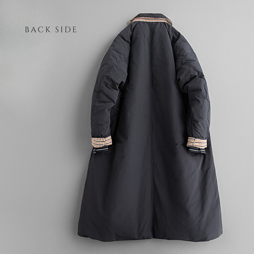 The Kensington Plaid Down Coat