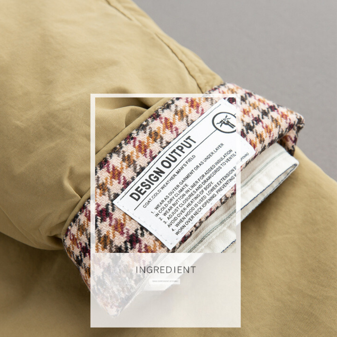 The Kensington Plaid Down Coat