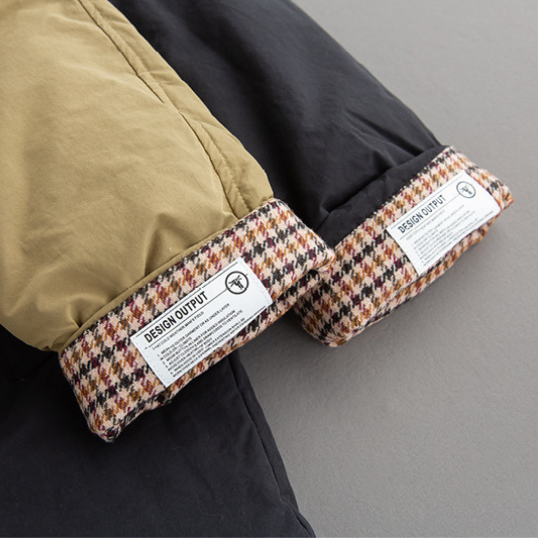 The Kensington Plaid Down Coat