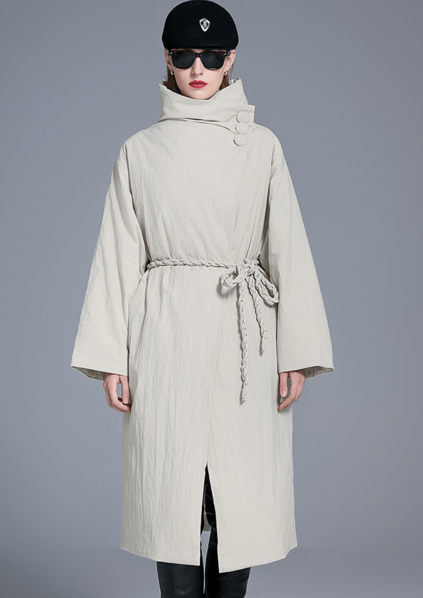 Cascade Collar Coat - Padronn