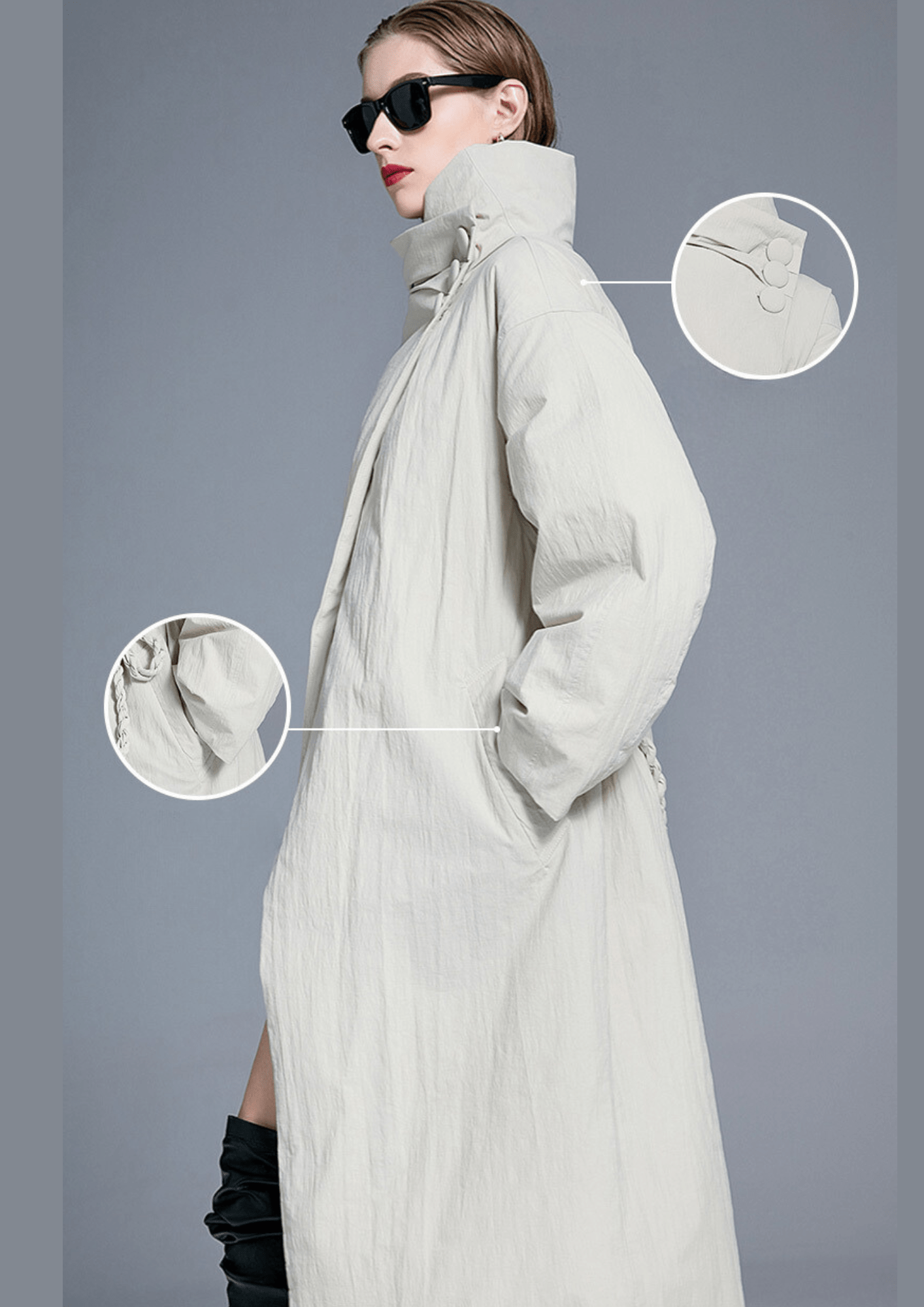 Cascade Collar Coat - Padronn