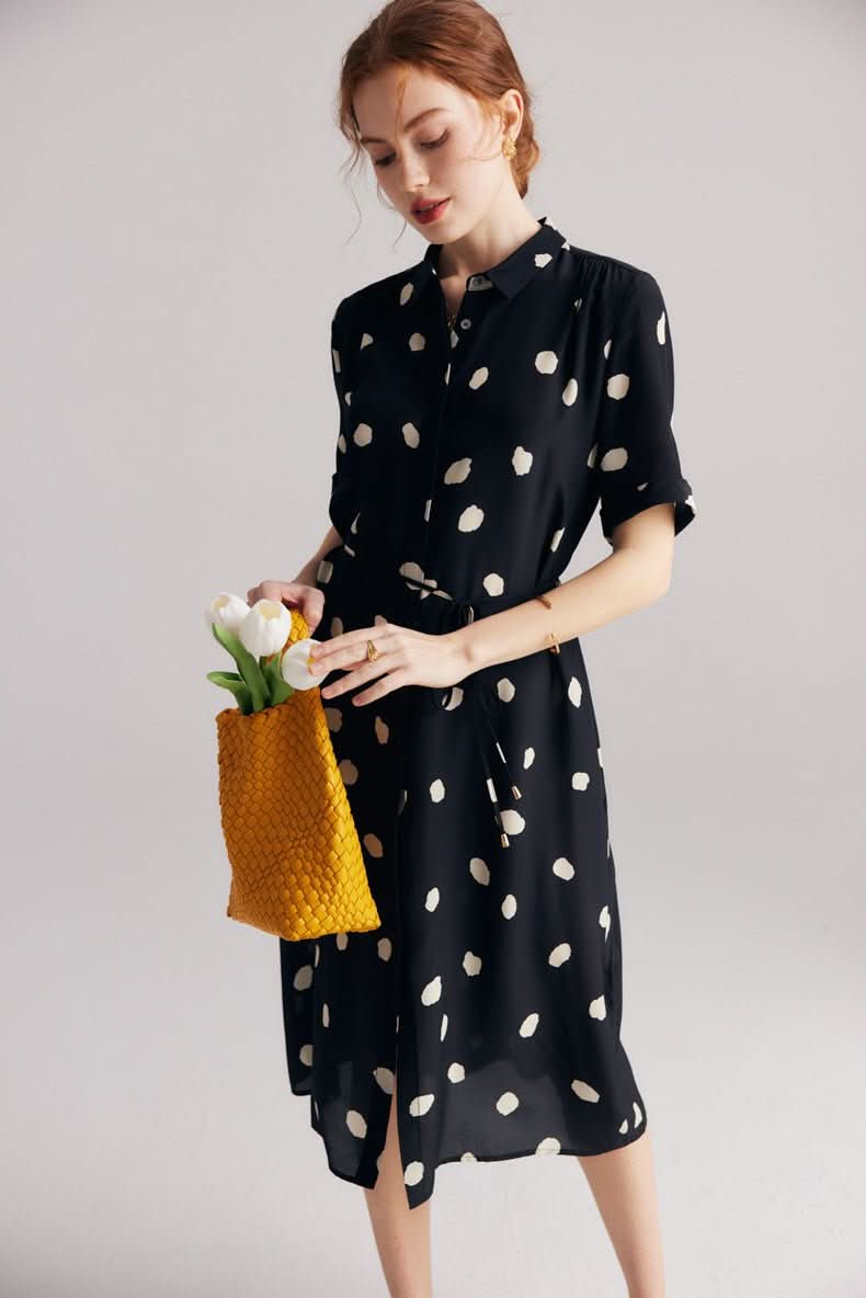 Celeste Silk Wrap Dress - Padronn