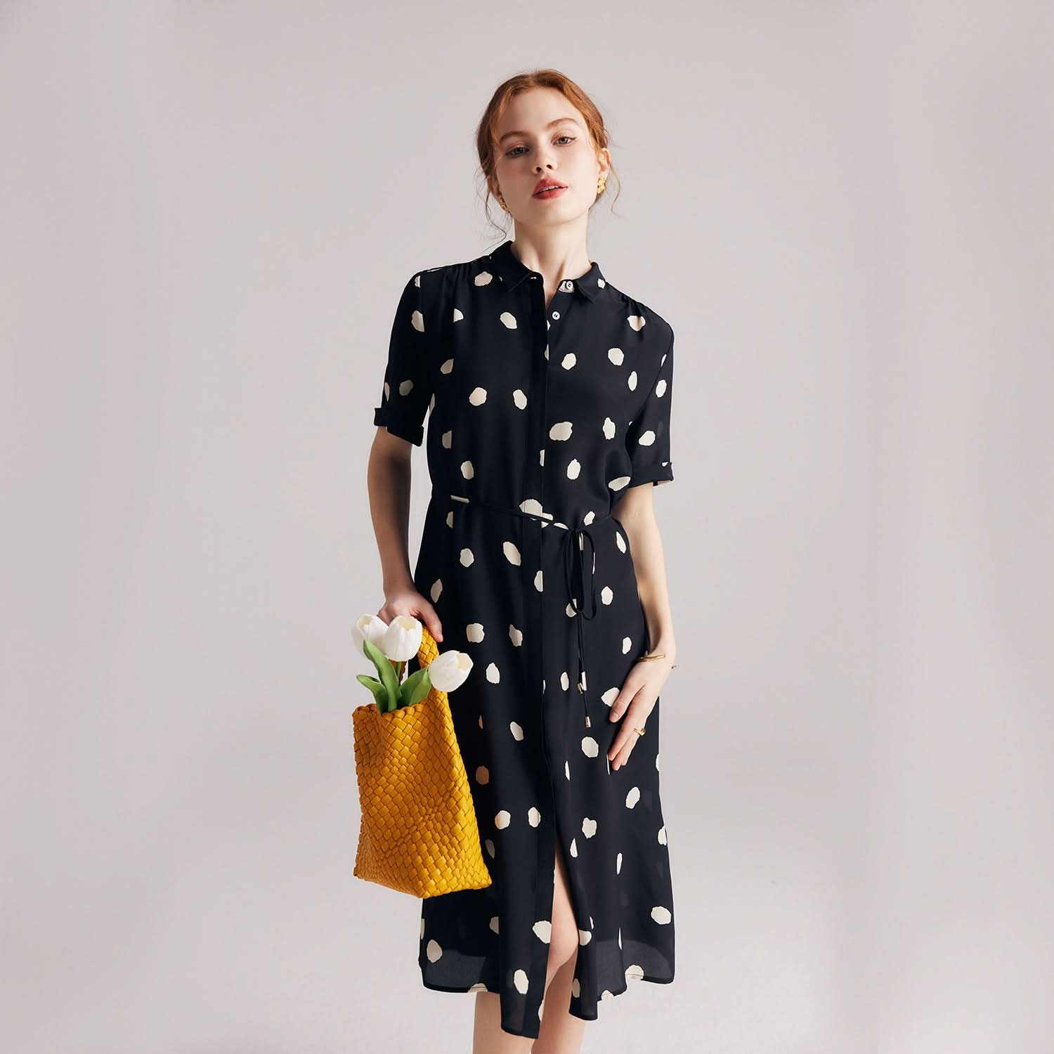 Celeste Silk Wrap Dress - Padronn