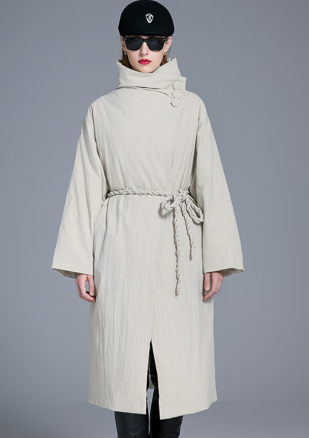 Cascade Collar Coat
