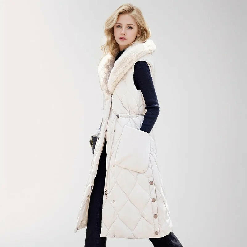 Velora Fur Trimmed Vest