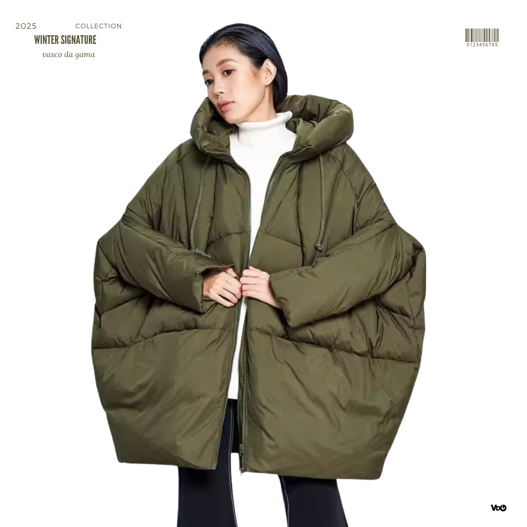 Aria Hooded Down Jacket